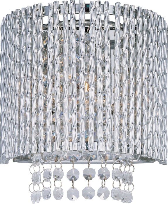 ET2 E23130-10PC One Light Wall Sconce, Polished Chrome