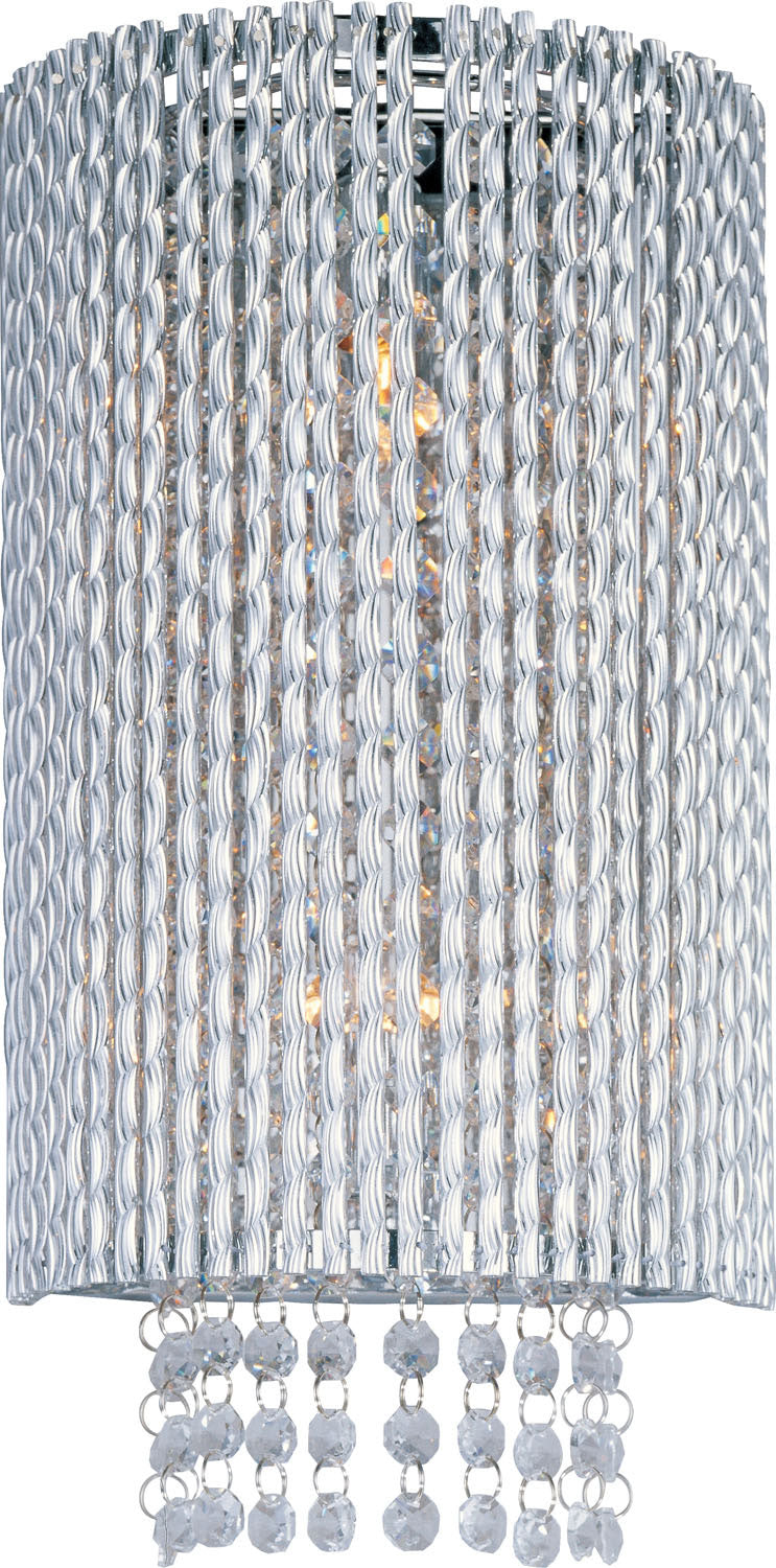 ET2 E23131-10PC Two Light Wall Mount, Polished Chrome