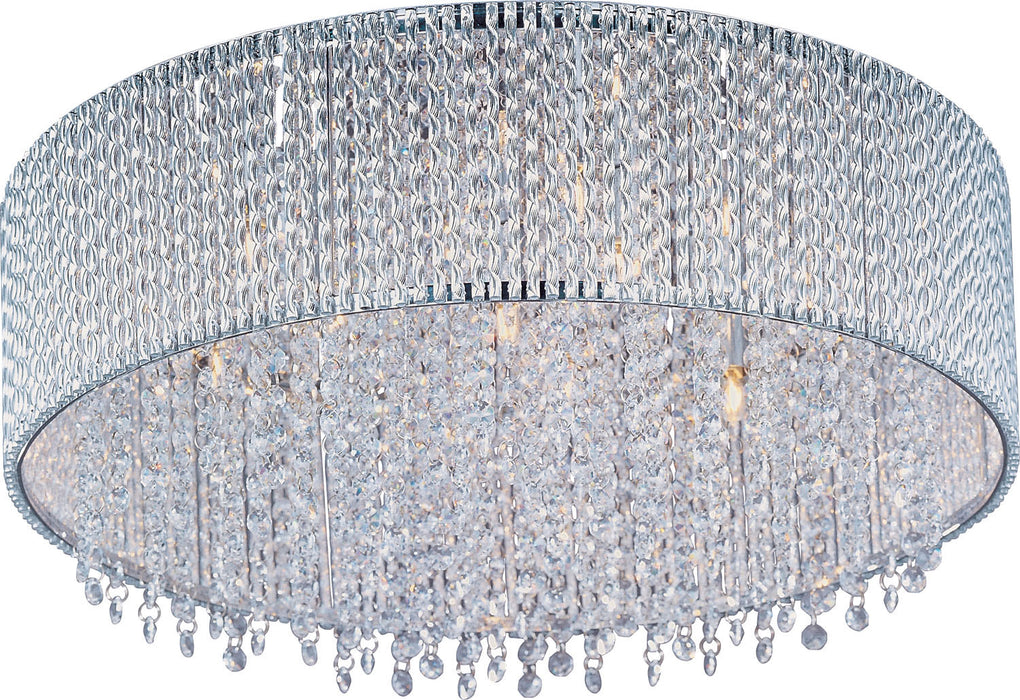 ET2 E23133-10PC LED Flush Mount, Polished Chrome