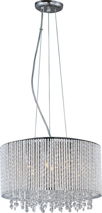 ET2 E23135-10PC Seven Light Pendant, Polished Chrome