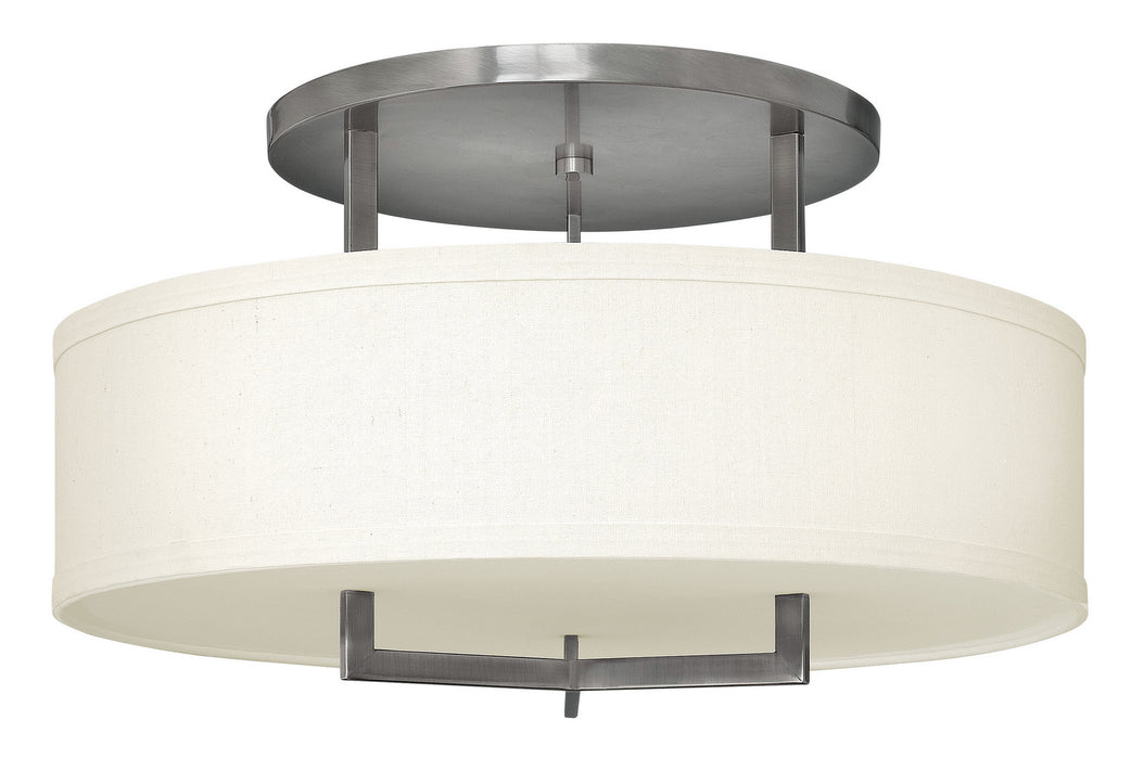 Hinkley 3211AN LED Semi-Flush Mount, Antique Nickel