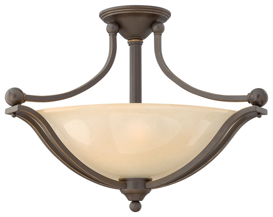 Hinkley 4669OB LED Semi-Flush Mount, Olde Bronze