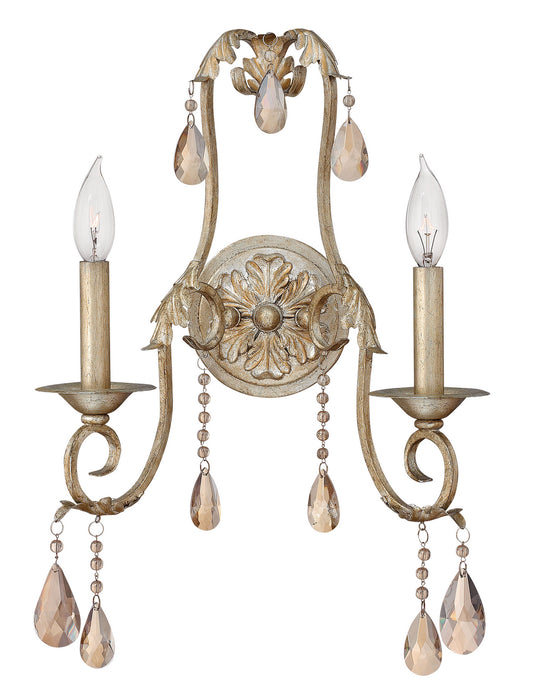 Hinkley 4772SL LED Wall Sconce, Silver Leaf
