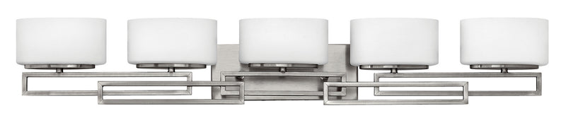 Hinkley 5105AN Five Light Bath, Antique Nickel