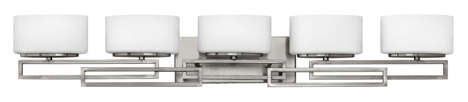 Hinkley 5105AN Five Light Bath, Antique Nickel