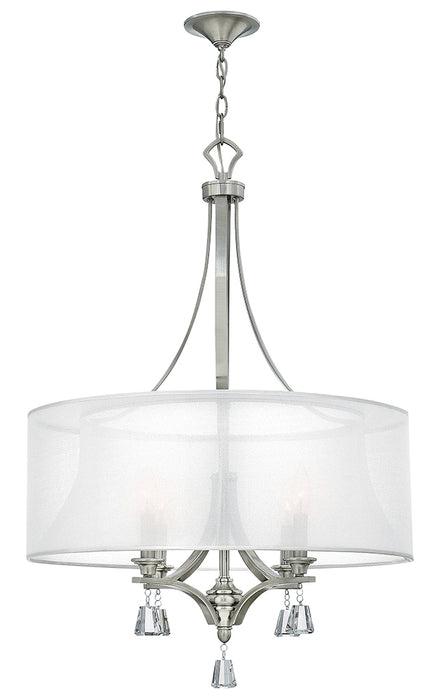 Fredrick Ramond FR45604BNI LED Chandelier, Brushed Nickel