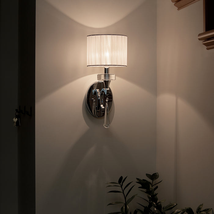 Kichler 42634CH One Light Wall Sconce, Chrome