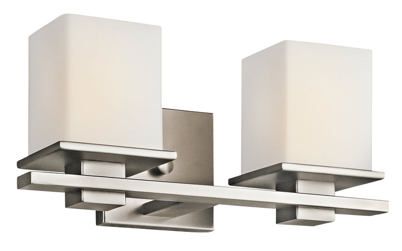 Kichler 45150AP Two Light Bath, Antique Pewter
