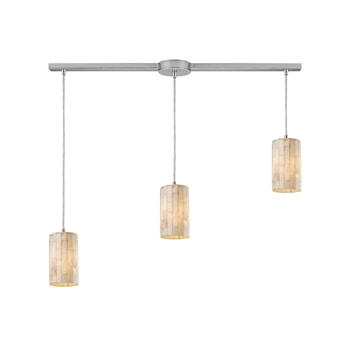 ELK Home 10147/3L Three Light Pendant, Satin Nickel