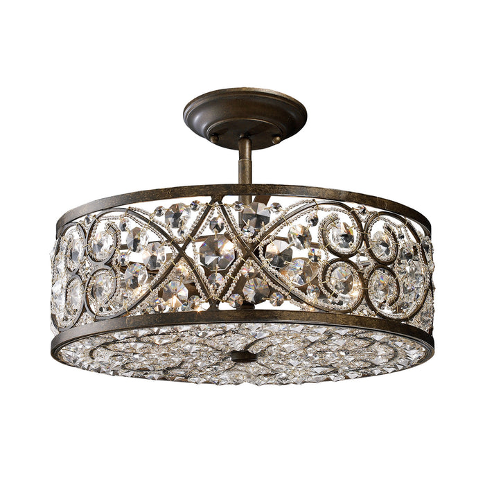 ELK Home 11287/6 Six Light Chandelier, Antique Bronze