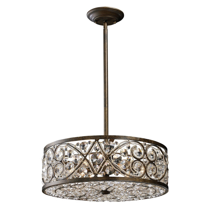 ELK Home 11287/6 Six Light Chandelier, Antique Bronze