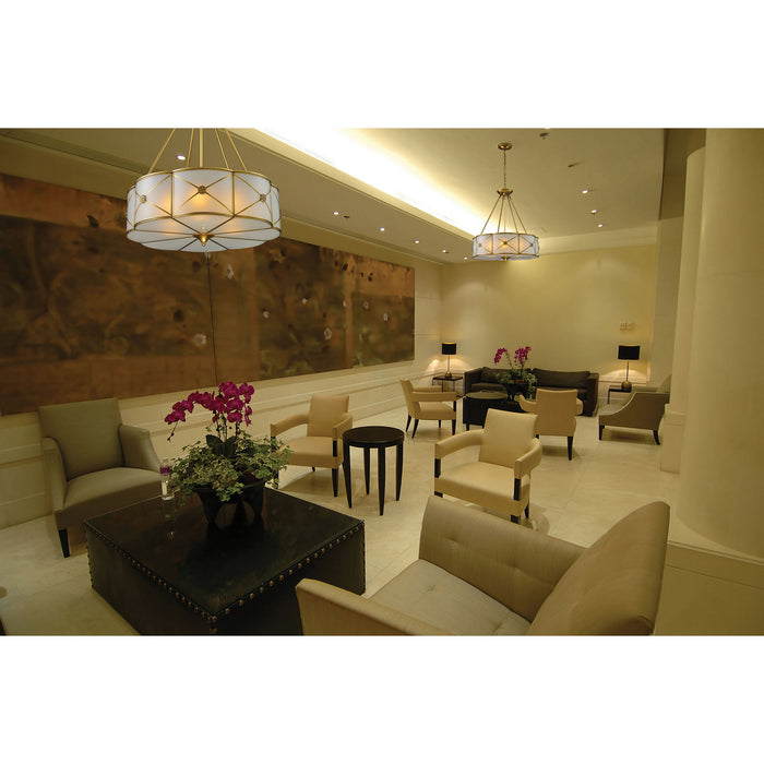 ELK Home 22001/6 Six Light Chandelier, Brushed Brass