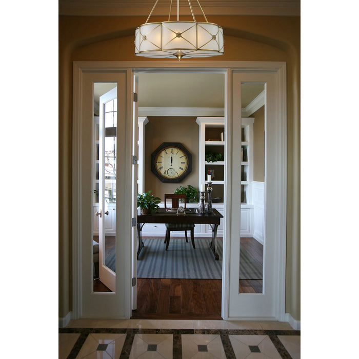 ELK Home 22001/6 Six Light Chandelier, Brushed Brass