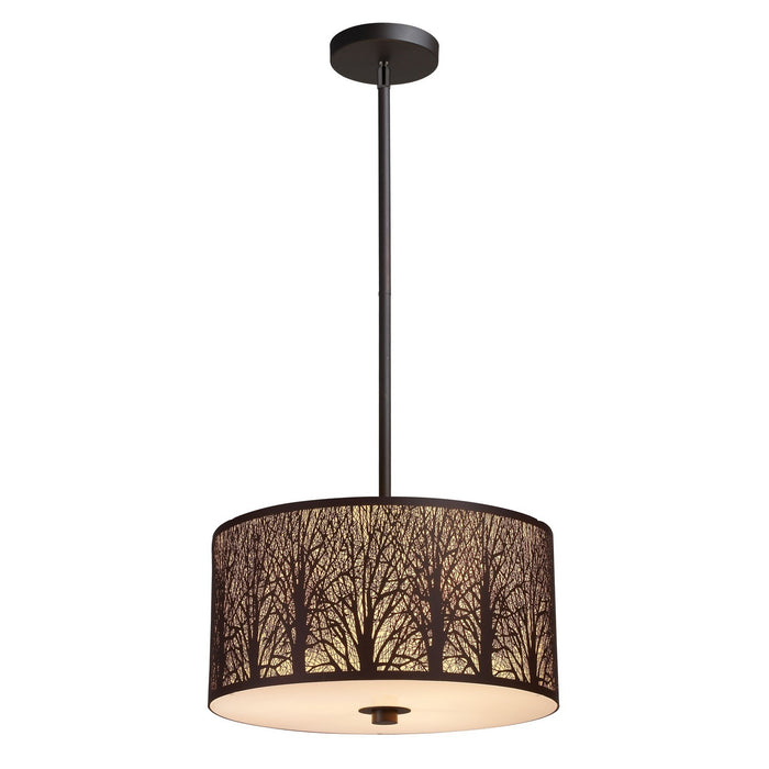 ELK Home 31074/3 Three Light Pendant, Aged Bronze