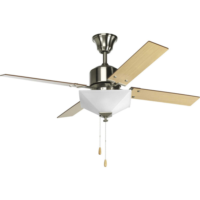 Progress Lighting P2531-09 52" Ceiling Fan, Brushed Nickel