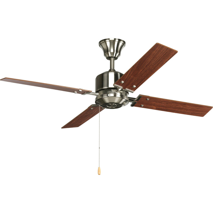 Progress Lighting P2531-09 52" Ceiling Fan, Brushed Nickel