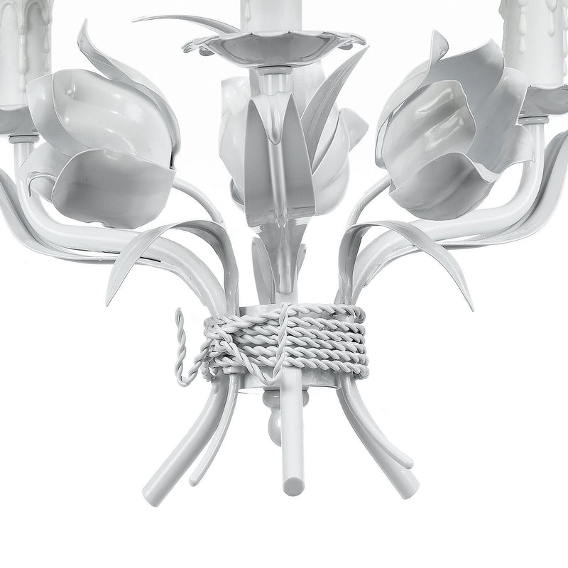Crystorama 4813-WW Three Light Mini Chandelier, Wet White