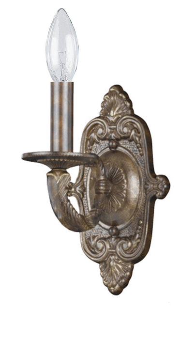 Crystorama 5111-VB One Light Wall Sconce, Venetian Bronze