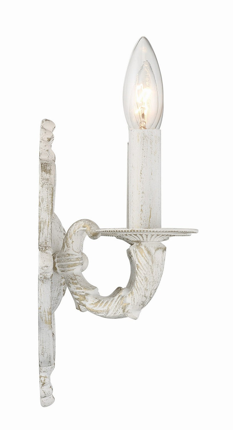 Crystorama 5122-AW Two Light Wall Sconce, Antique White