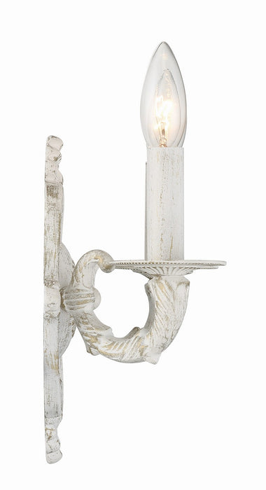 Crystorama 5122-AW Two Light Wall Sconce, Antique White