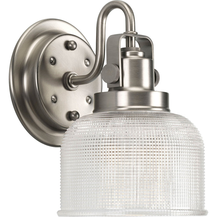 Progress Lighting P2989-81 One Light Bath Bracket, Antique Nickel