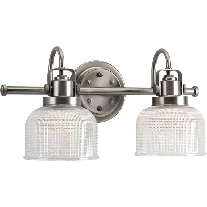 Progress Lighting P2991-81 Two Light Bath Bracket, Antique Nickel