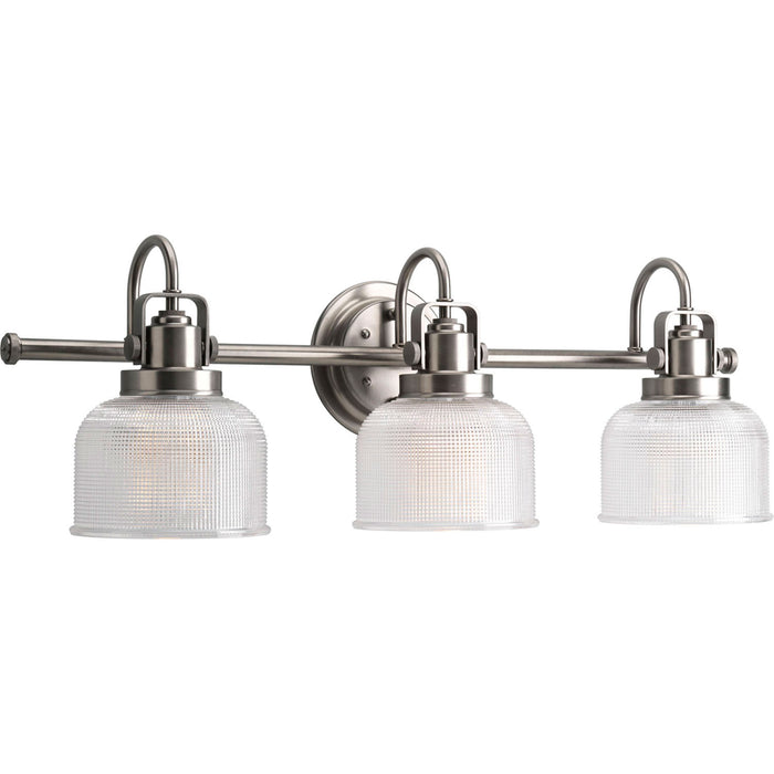 Progress Lighting P2992-81 Three Light Bath Bracket, Antique Nickel