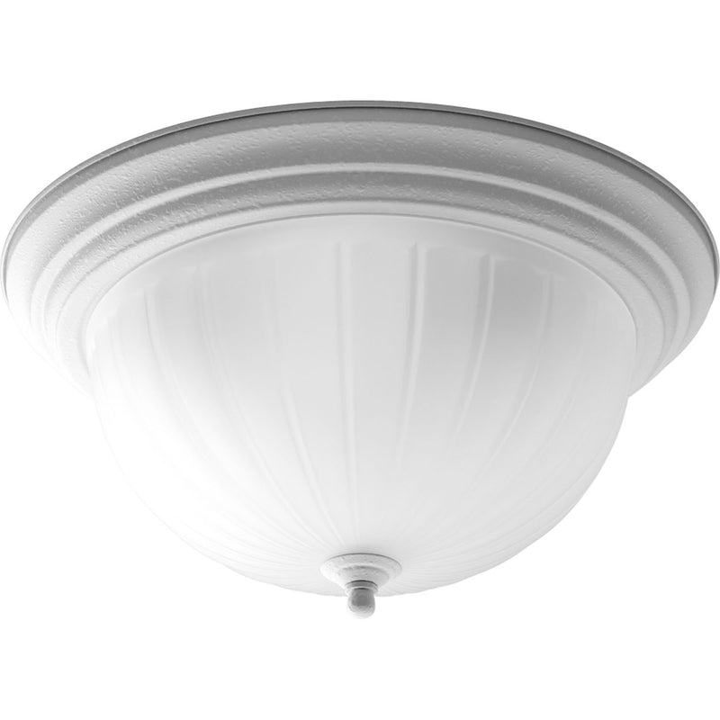 Progress Lighting P3818-30 Three Light Flush Mount, White