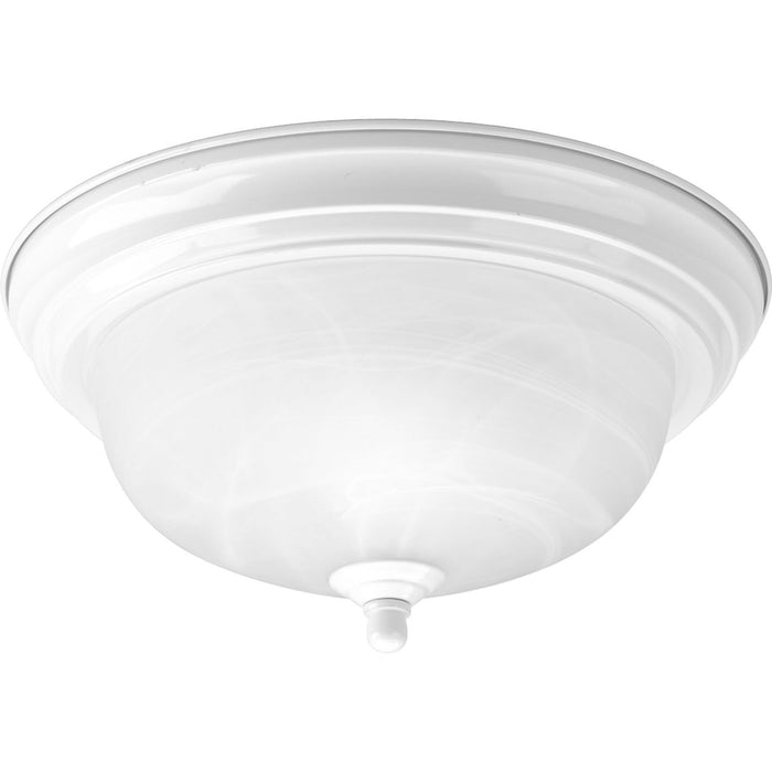 Progress Lighting P3924-30 One Light Flush Mount, White