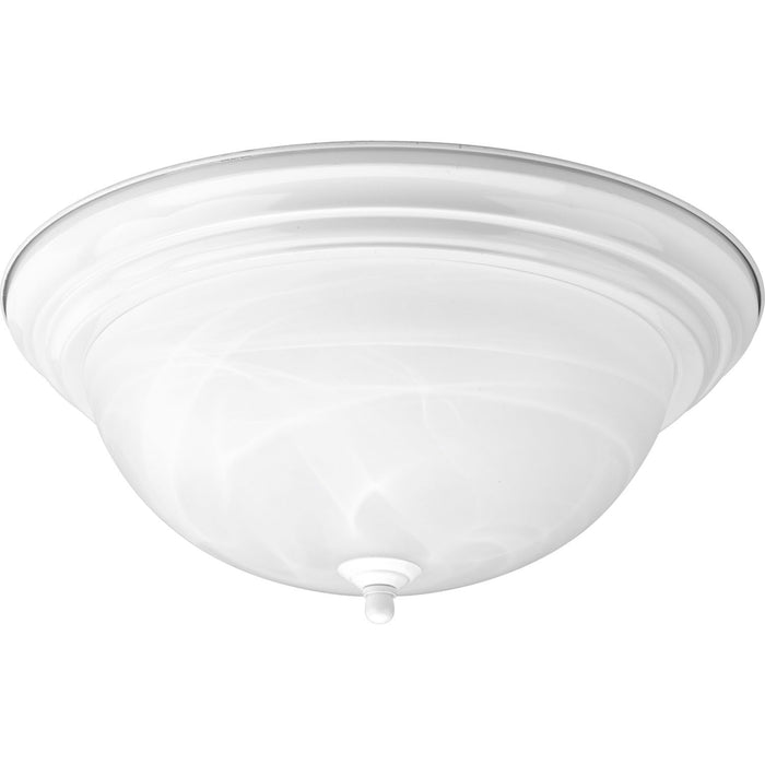Progress Lighting P3926-30 Three Light Flush Mount, White