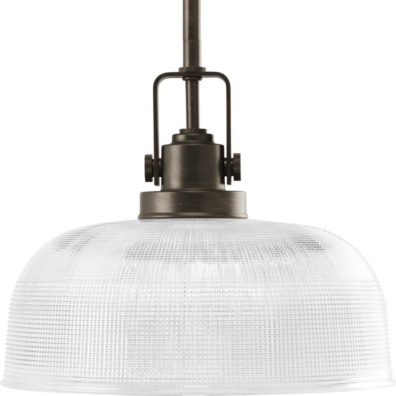 Progress Lighting P5026-74 One Light Pendant, Venetian Bronze