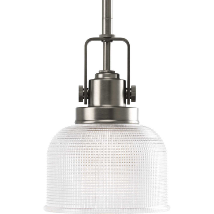 Progress Lighting P5173-81 One Light Pendant, Antique Nickel