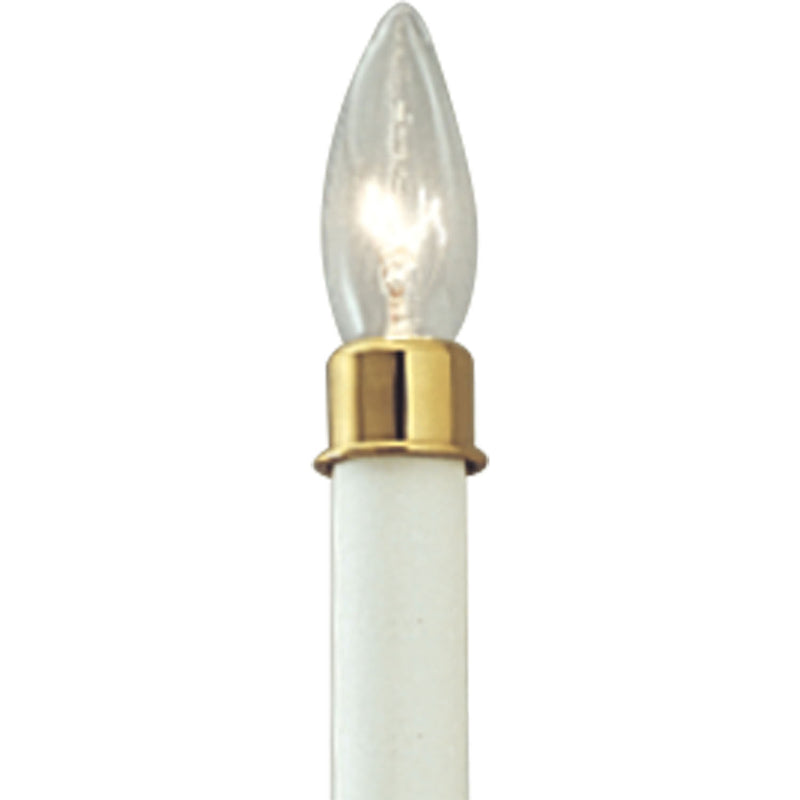 Progress Lighting P8788-10 Candle-Cap, Polished Brass