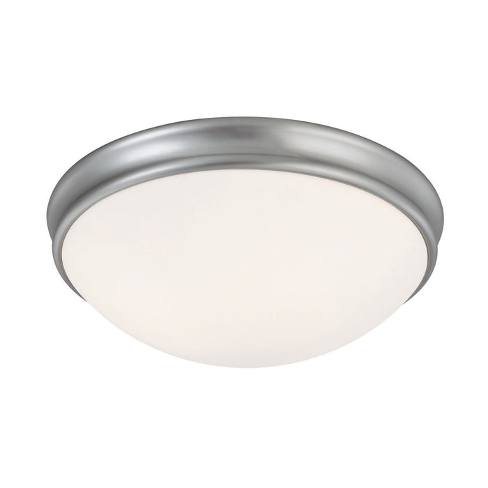 Capital Lighting 2034MN Three Light Flush Mount, Matte Nickel