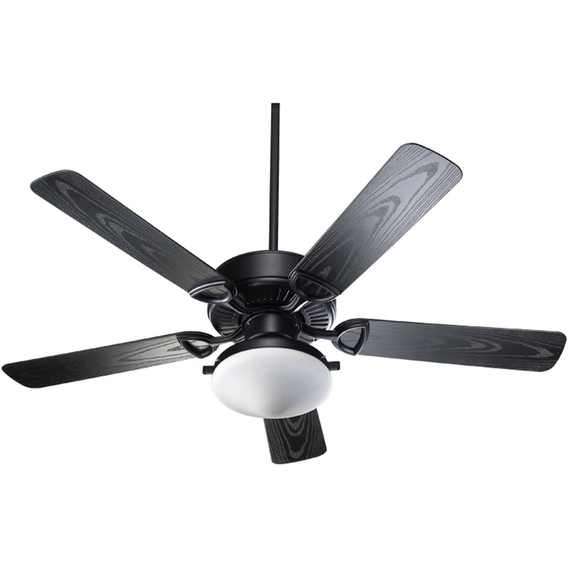 Quorum 1435255959 52"Patio Fan, Matte Black