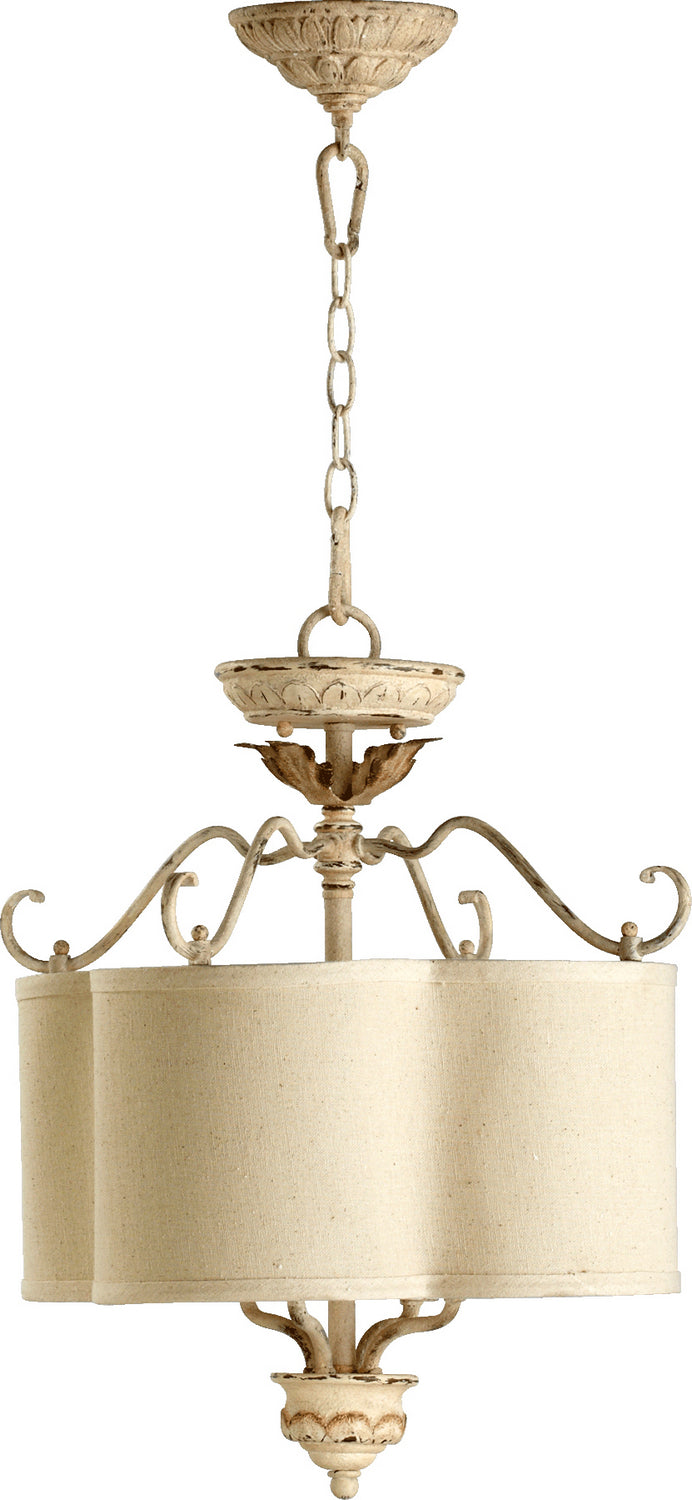 Quorum 2706-18-70 Four Light Dual Mount, Persian White