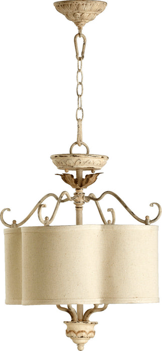 Quorum 2706-18-70 Four Light Dual Mount, Persian White
