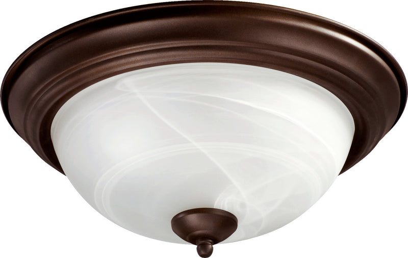 Quorum 3066-13-86 Two Light Ceiling Mount, Oiled Bronze
