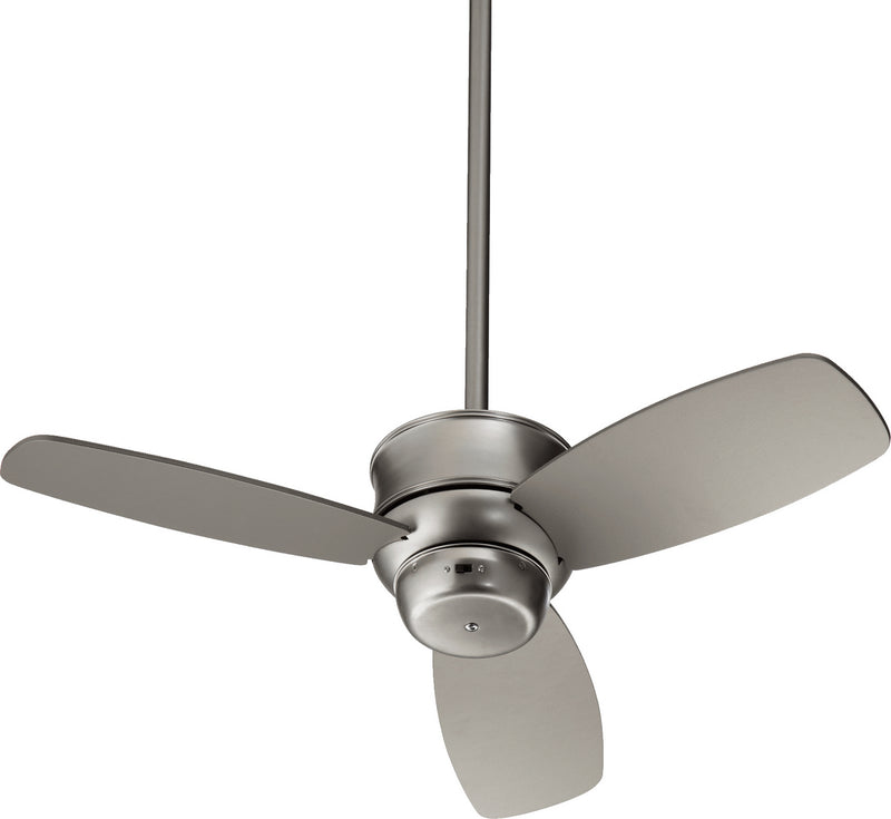 Quorum 32323-65 32" Ceiling Fan, Satin Nickel