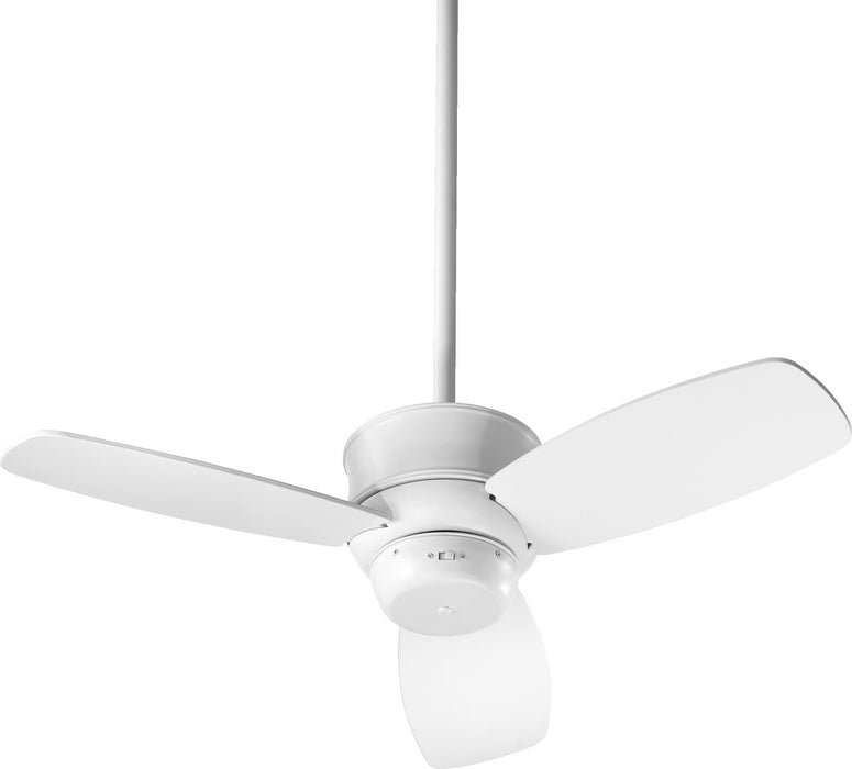 Quorum 32323-8 32" Ceiling Fan, Studio White