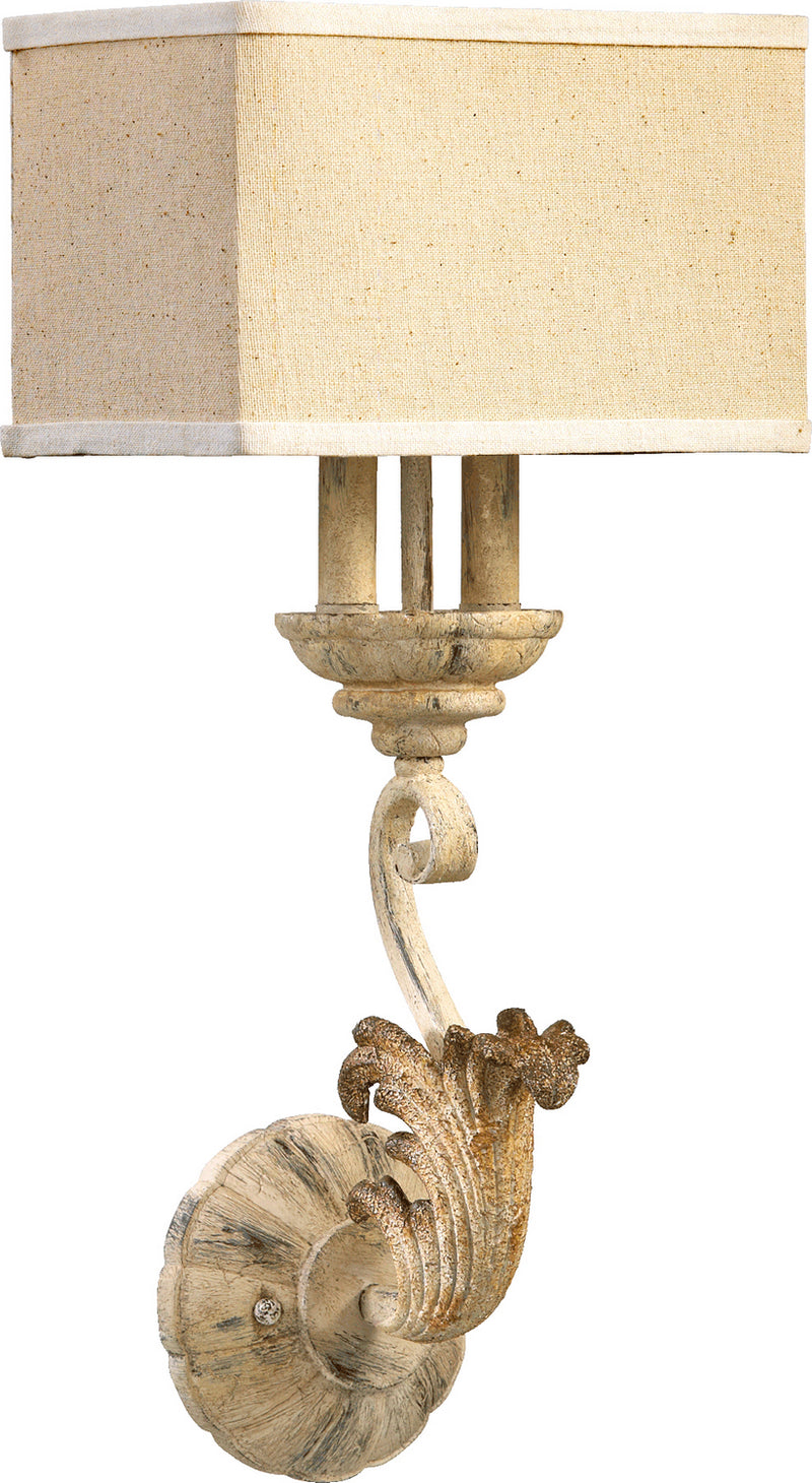 Quorum 5237-2-70 Two Light Wall Mount, Persian White