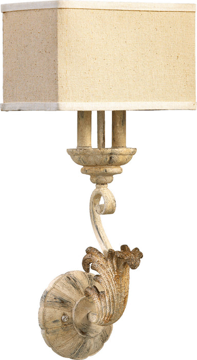 Quorum 5237-2-70 Two Light Wall Mount, Persian White