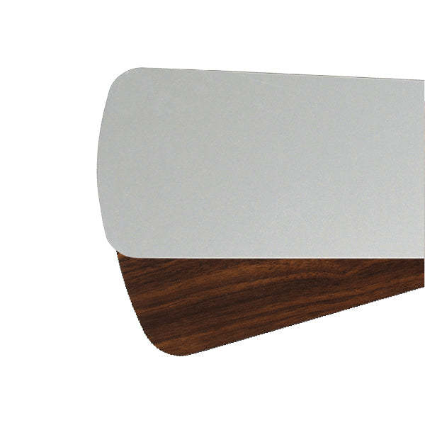 Quorum 5256524125 Fan Blades, Satin Nickel / Walnut