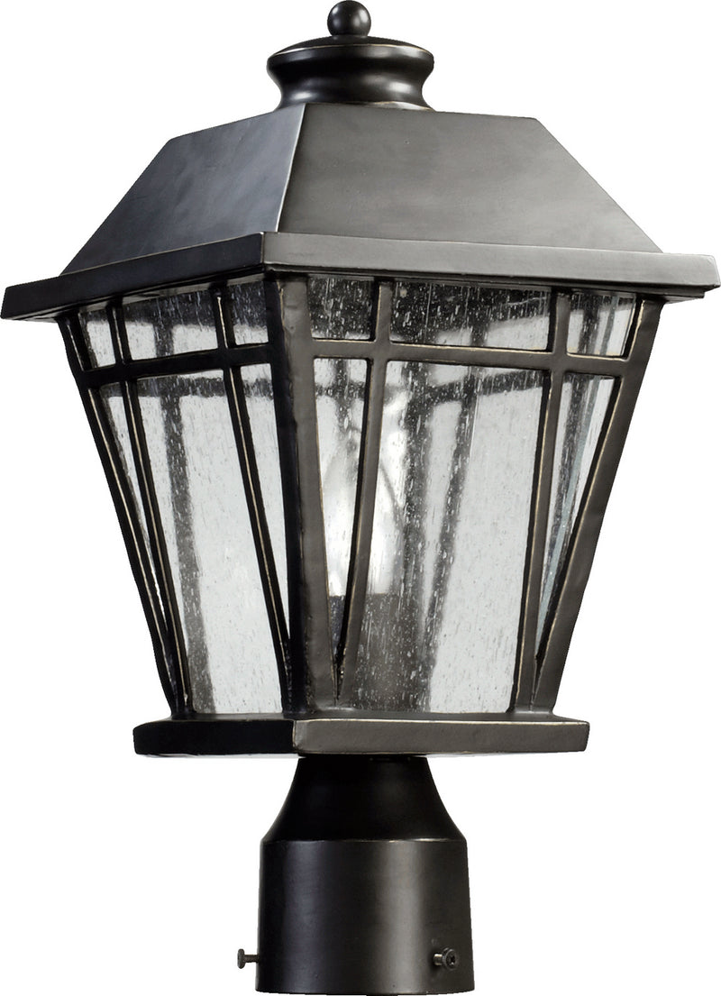 Quorum 766-8-95 One Light Post Mount, Old World