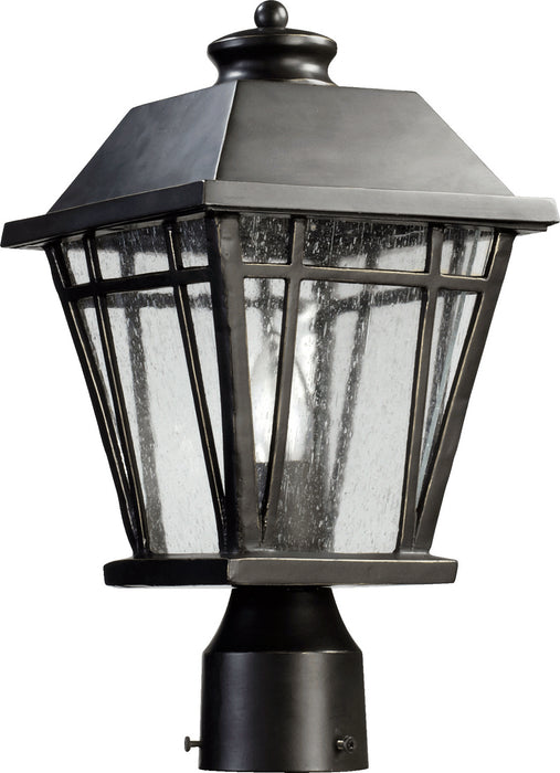 Quorum 766-8-95 One Light Post Mount, Old World