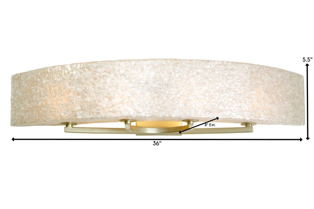 Varaluz 173B04A Four Light Bath, Gold Dust