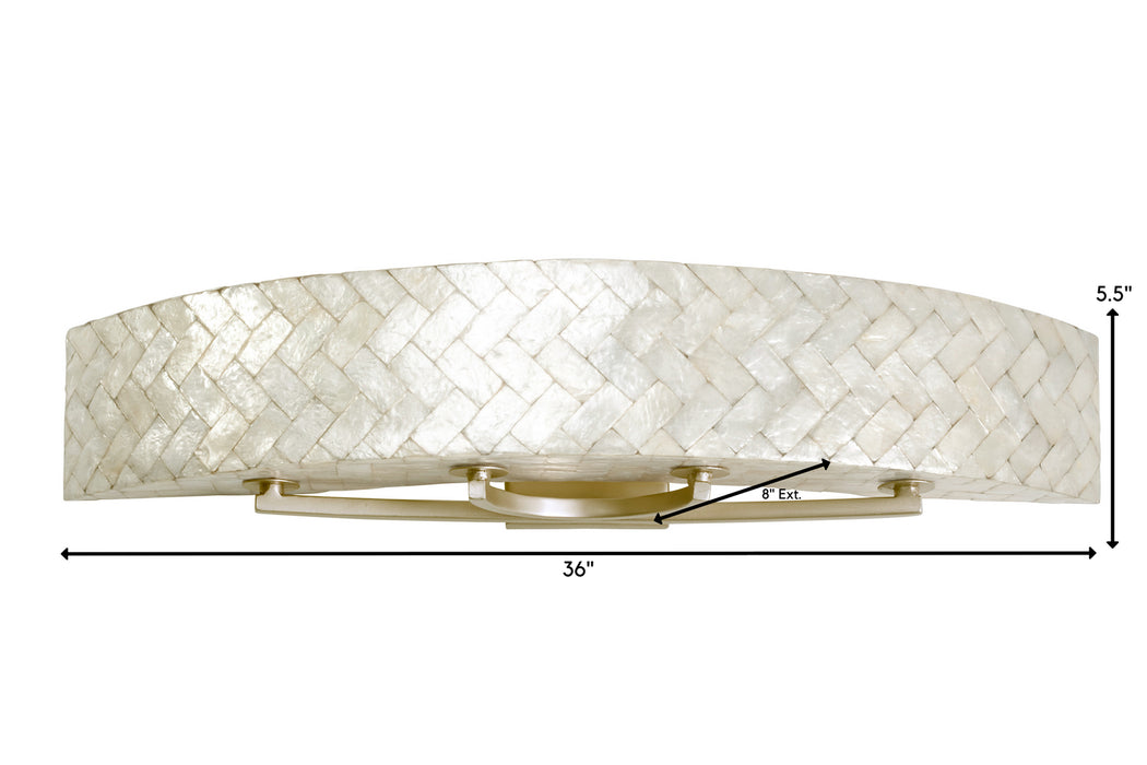 Varaluz 173B04B Four Light Bath, Gold Dust