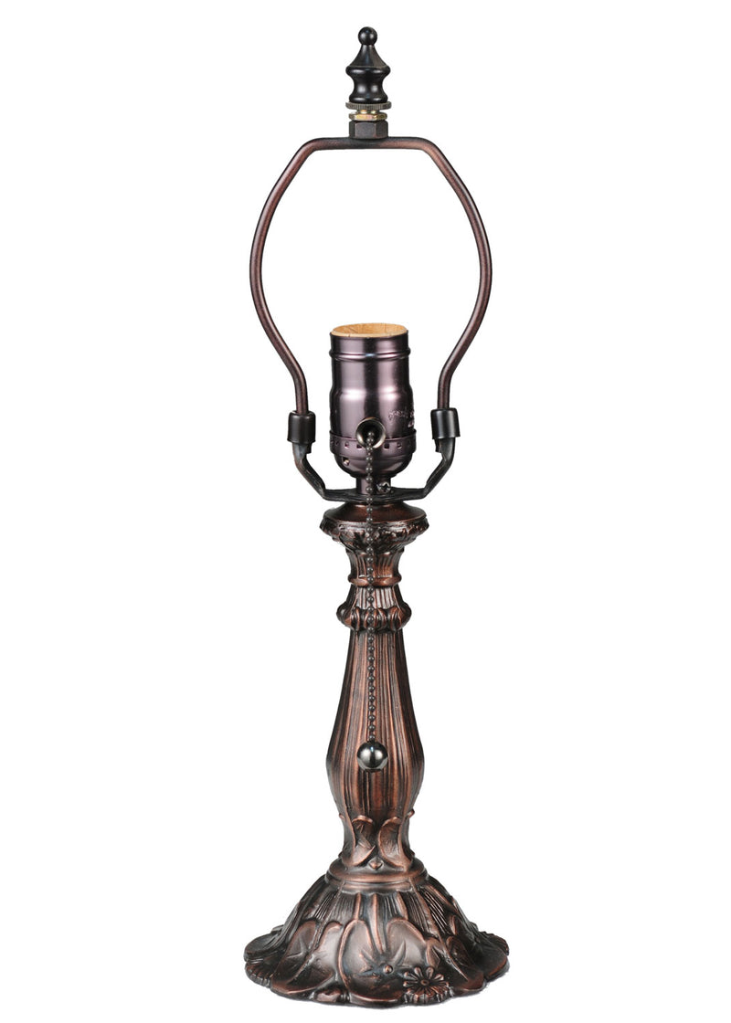 Meyda Tiffany 10457 One Light Table Base, Mahogany Bronze