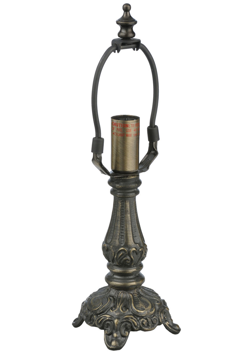 Meyda Tiffany 10640 One Light Table Base, Mahogany Bronze