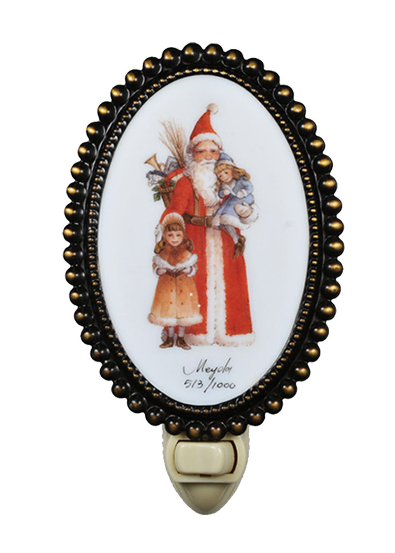 Meyda Tiffany 107257 One Light Night Light, Antique,Antique Brass